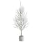 4ft. Unlit Snowed Twig Artificial Christmas Tree in Decorative Planter